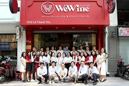 Hệ thống cửa hàng rượu vang WeWine