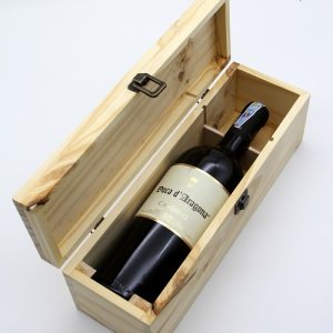 Hộp quà tặng gỗ đơn nắp mở (100% gỗ thông) 2018